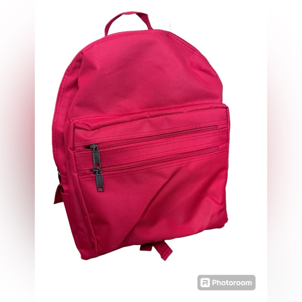 Backpack nylon in bright red